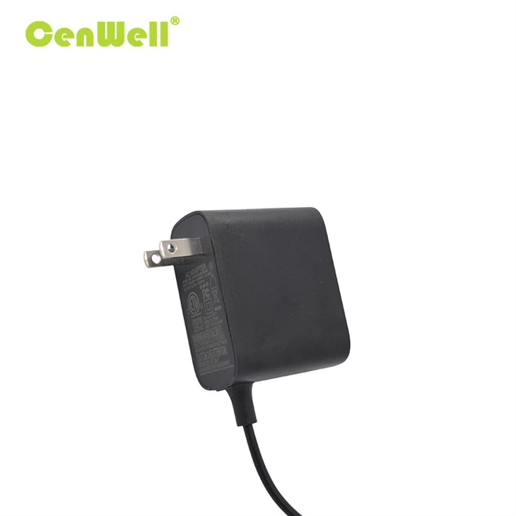 36W 5V 12V 24V Wall-mounted GaN AC Power Adapter US Plug